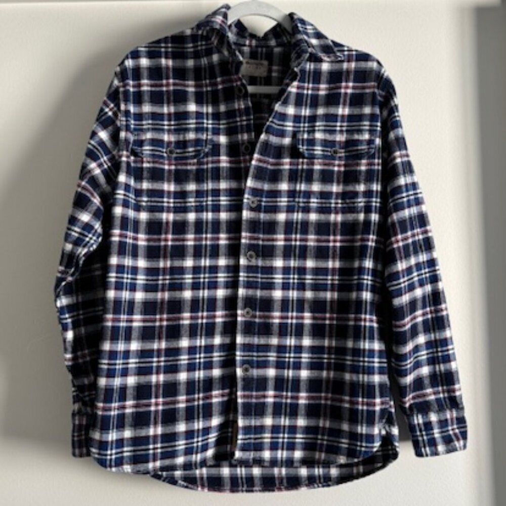 Jachs Flannel Shirts Brawny Heavyweight Button Down Shirt size M